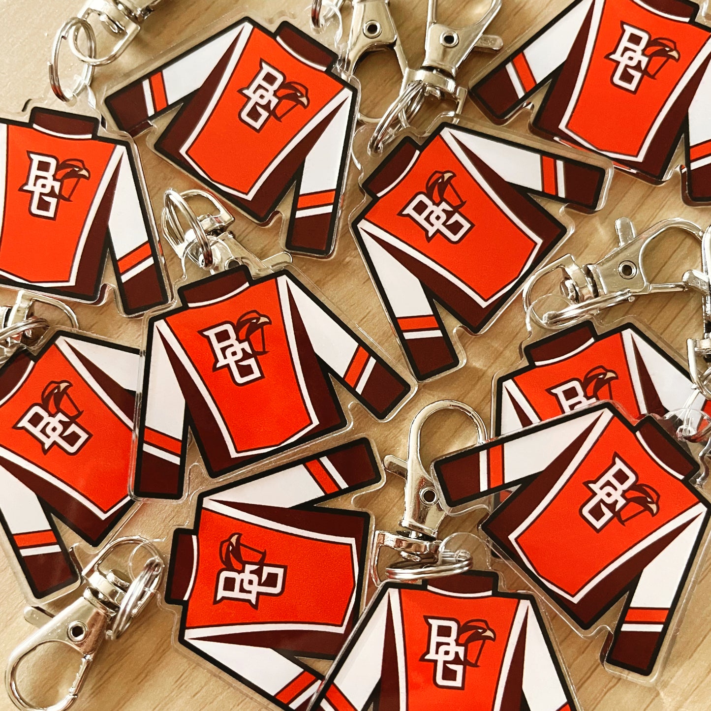 custom marching band uniform keychain