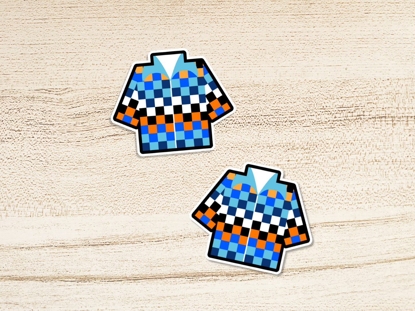 rhythm blue uniform sticker