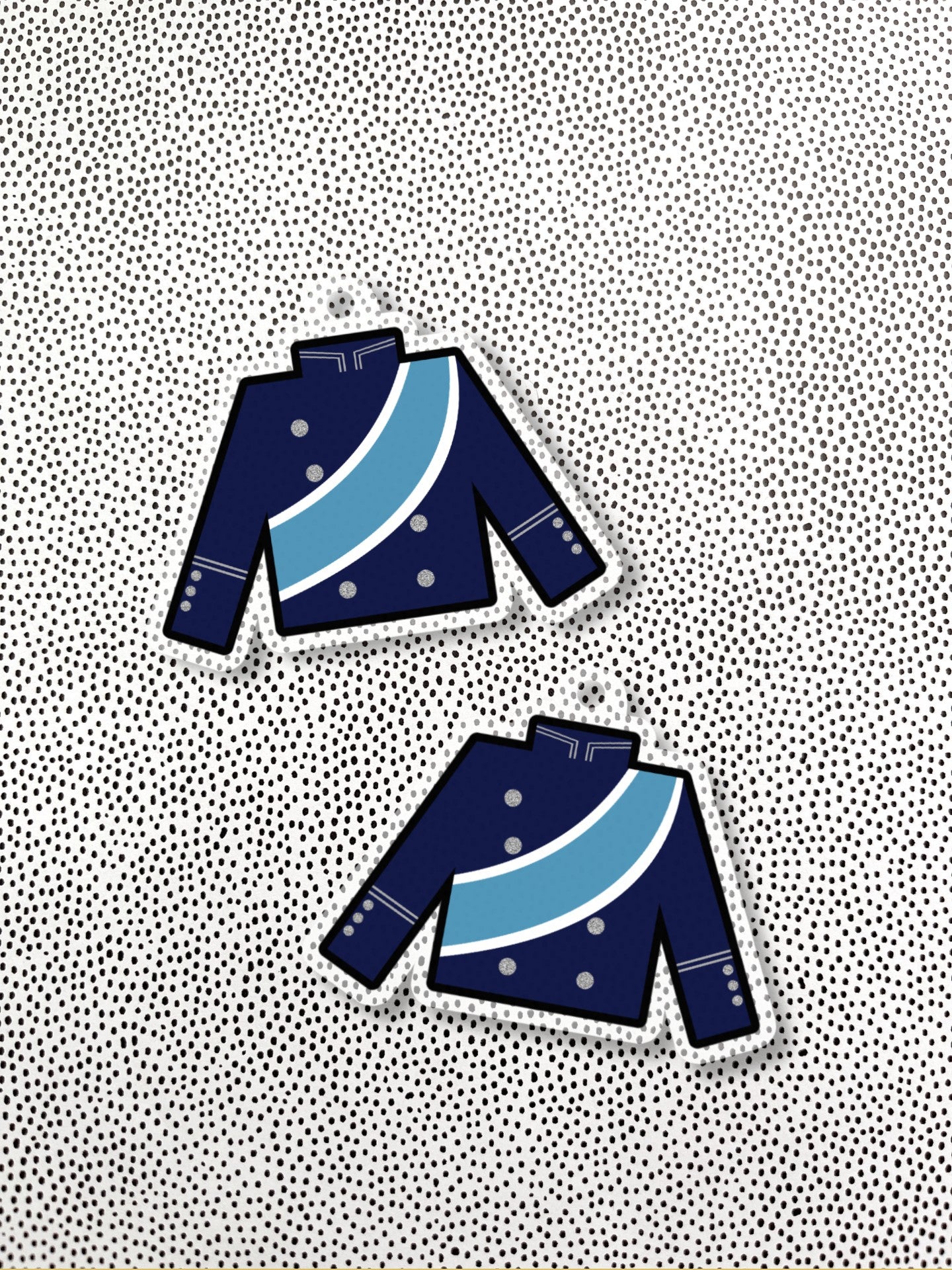 bluecoat alumni 2022 uniform (keychain + sticker listing)