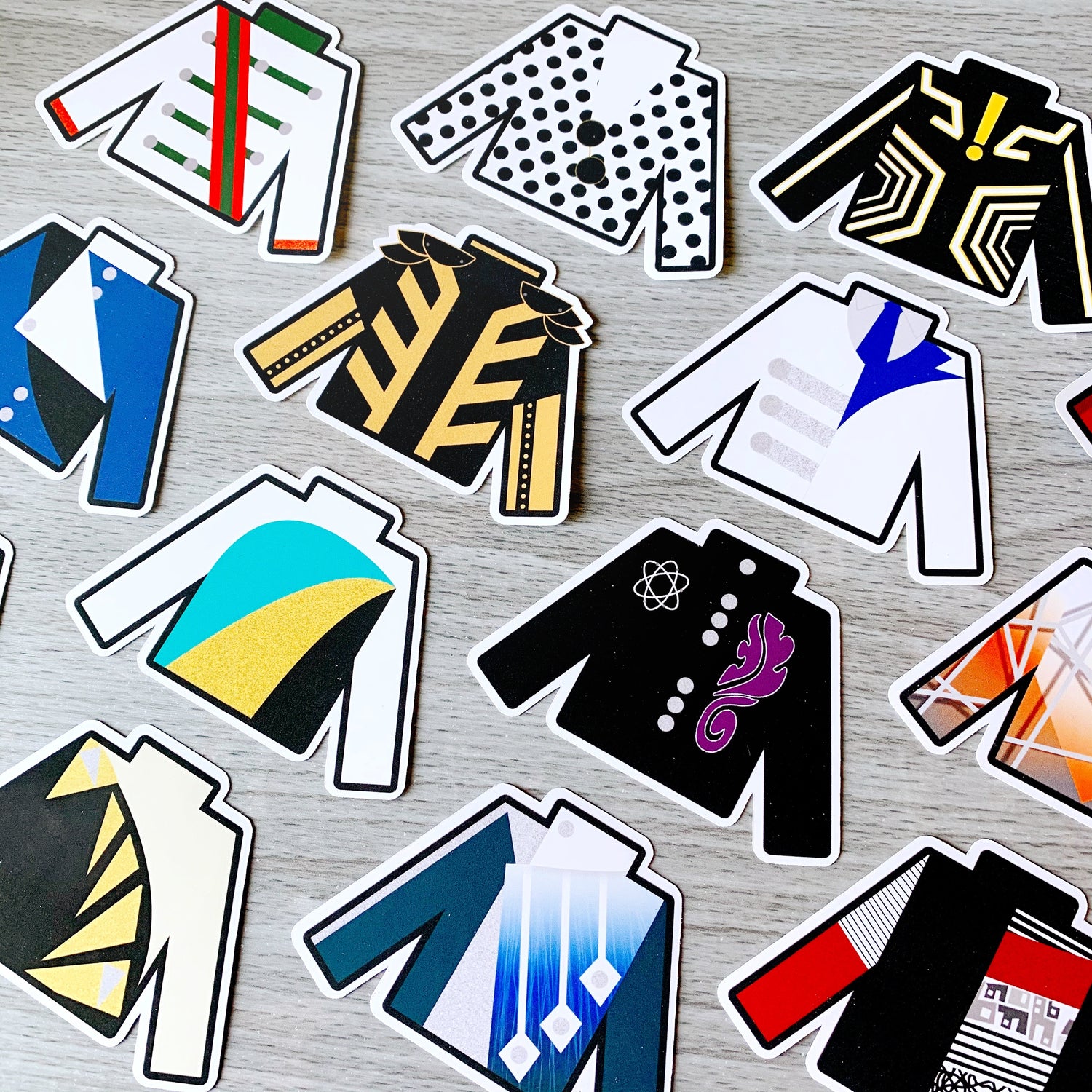 UNIFORM JACKET STICKERS