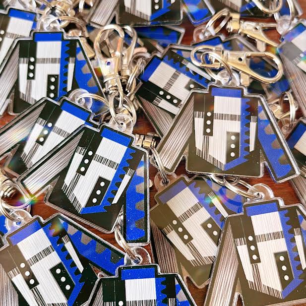 custom marching band uniform keychain