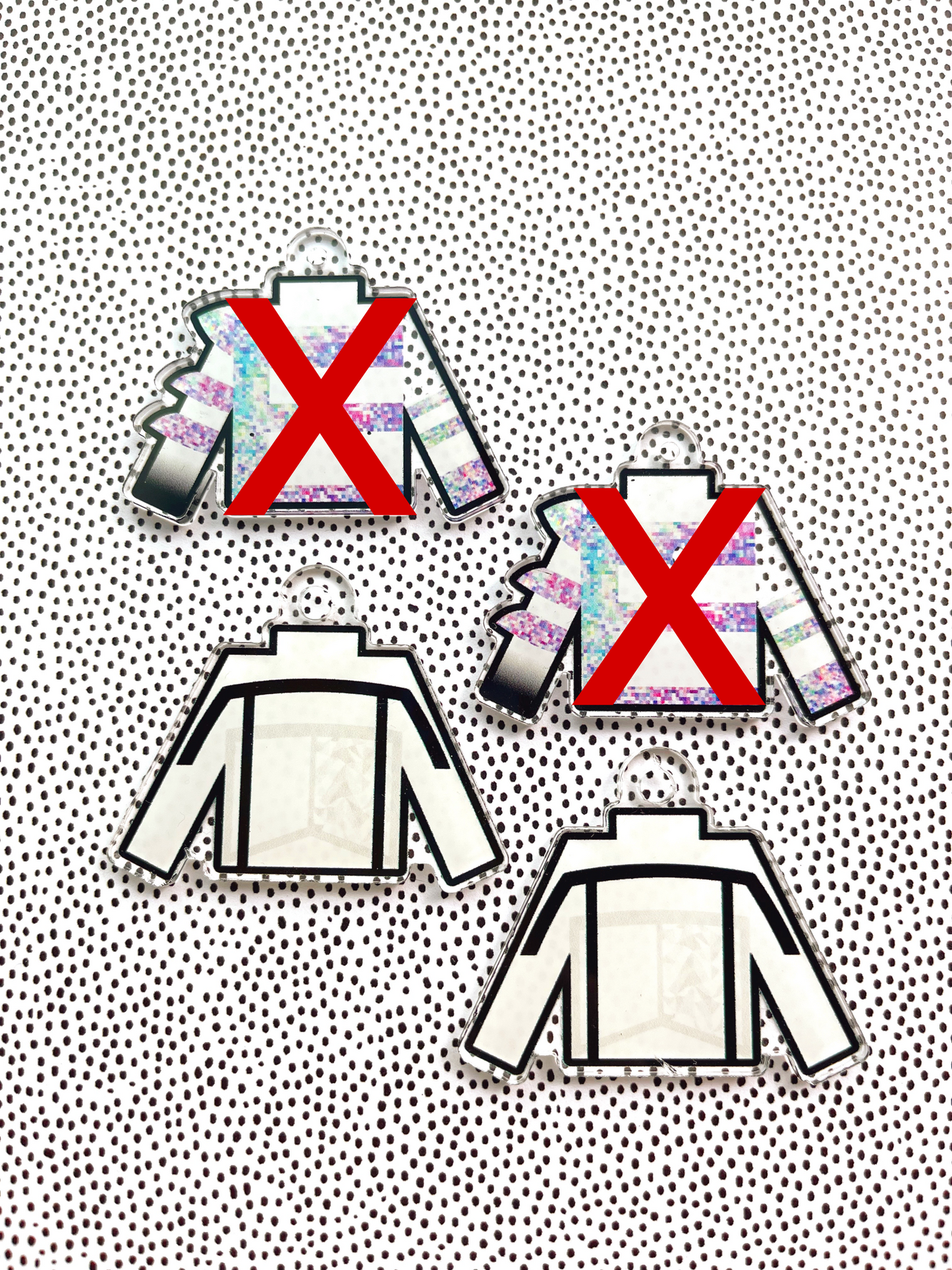 imperfect uniform keychains ($1-$4)