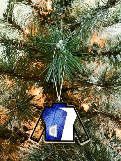 cascade uniform ornament