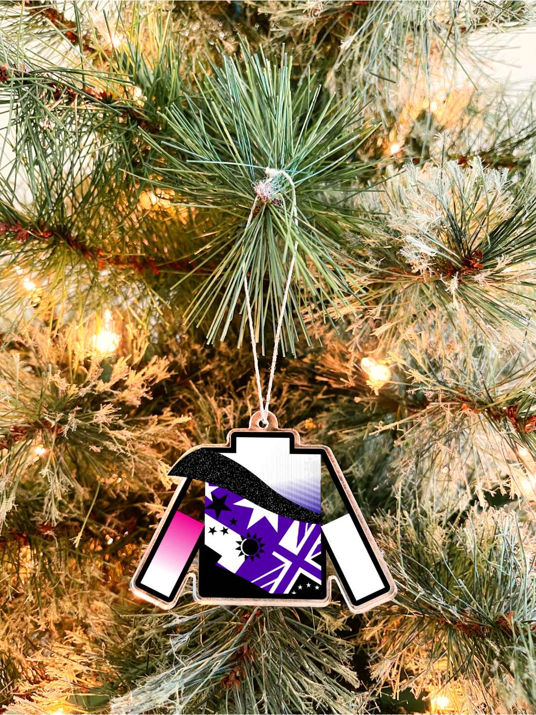 cascade uniform ornament