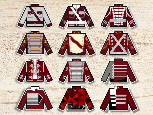 DB legacy uniform sticker bundle