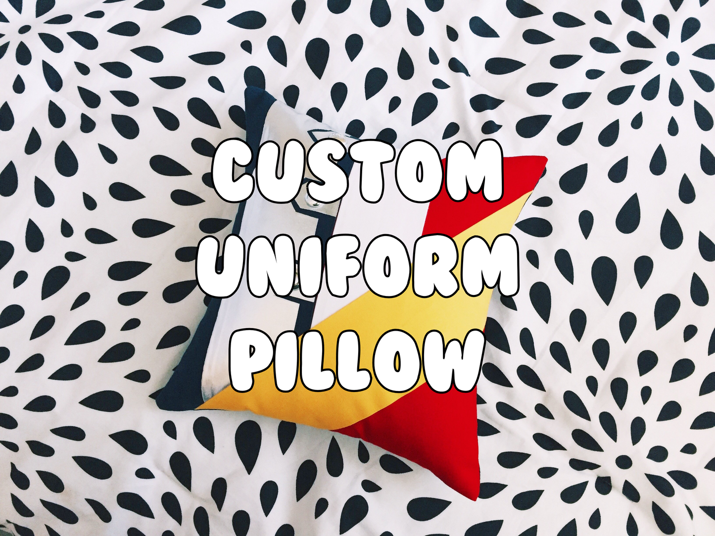 custom uniform pillow