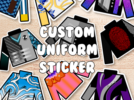 custom uniform sticker
