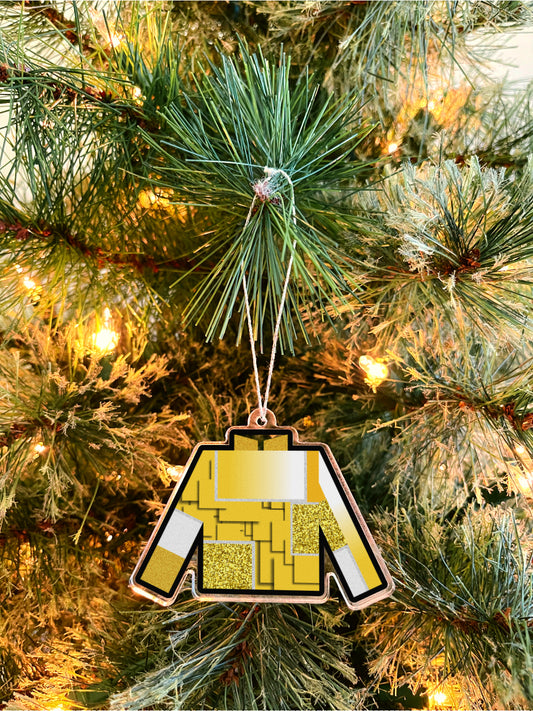 gold uniform ornament