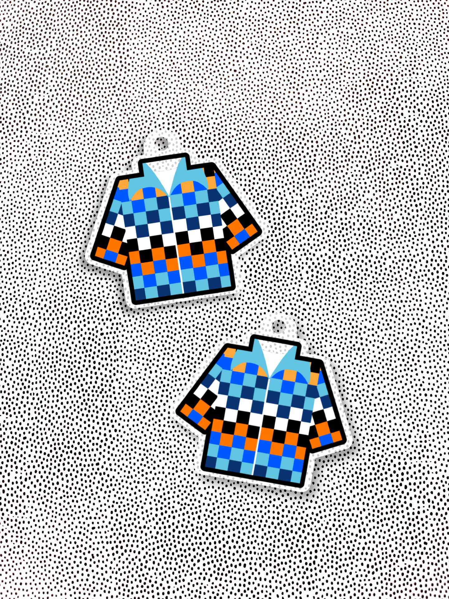 rhythm blue uniform keychain