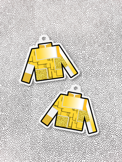 gold uniform keychain