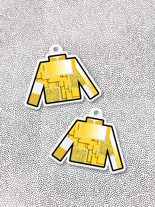 gold uniform keychain
