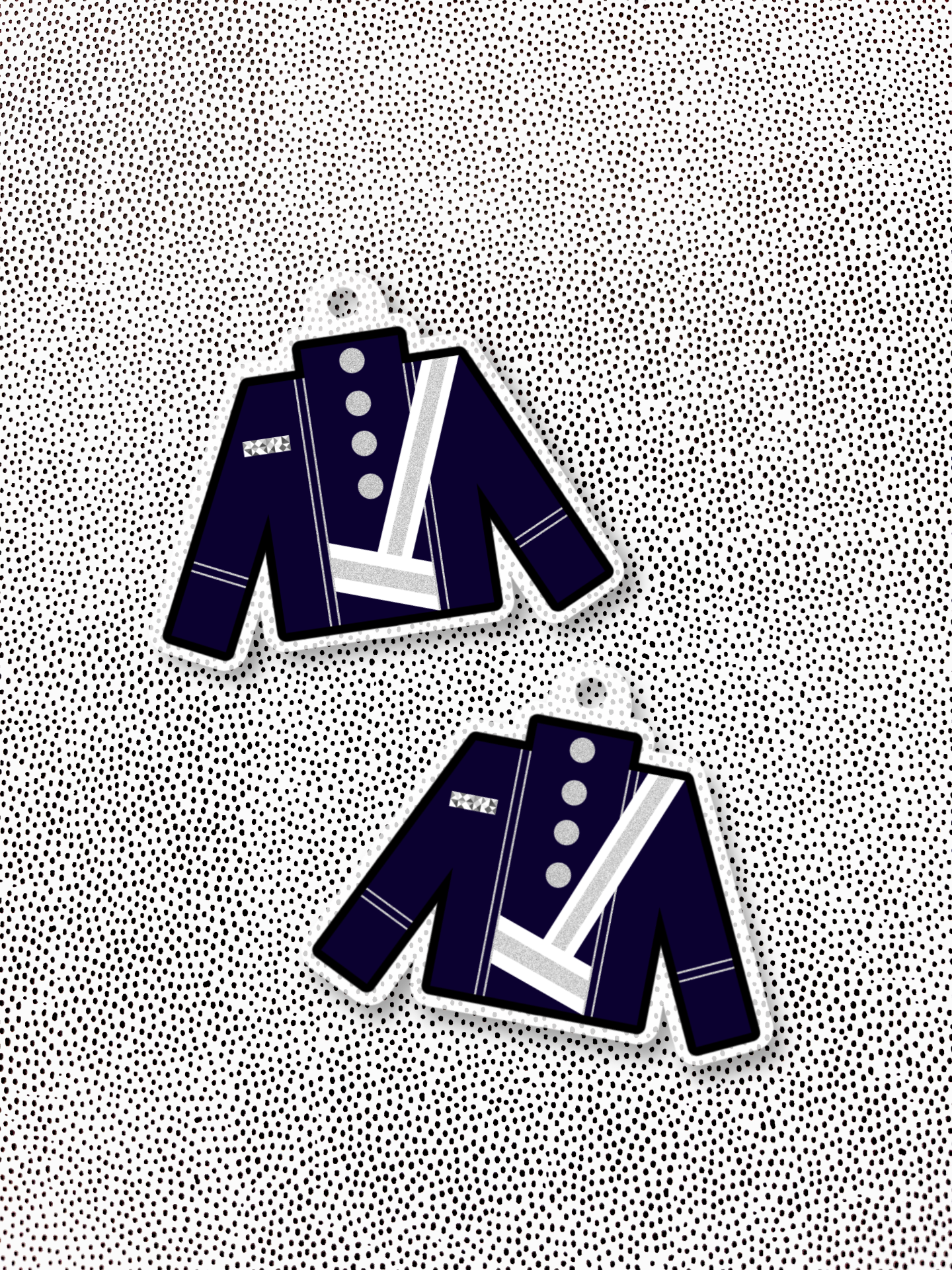 bluecoat uniform keychain