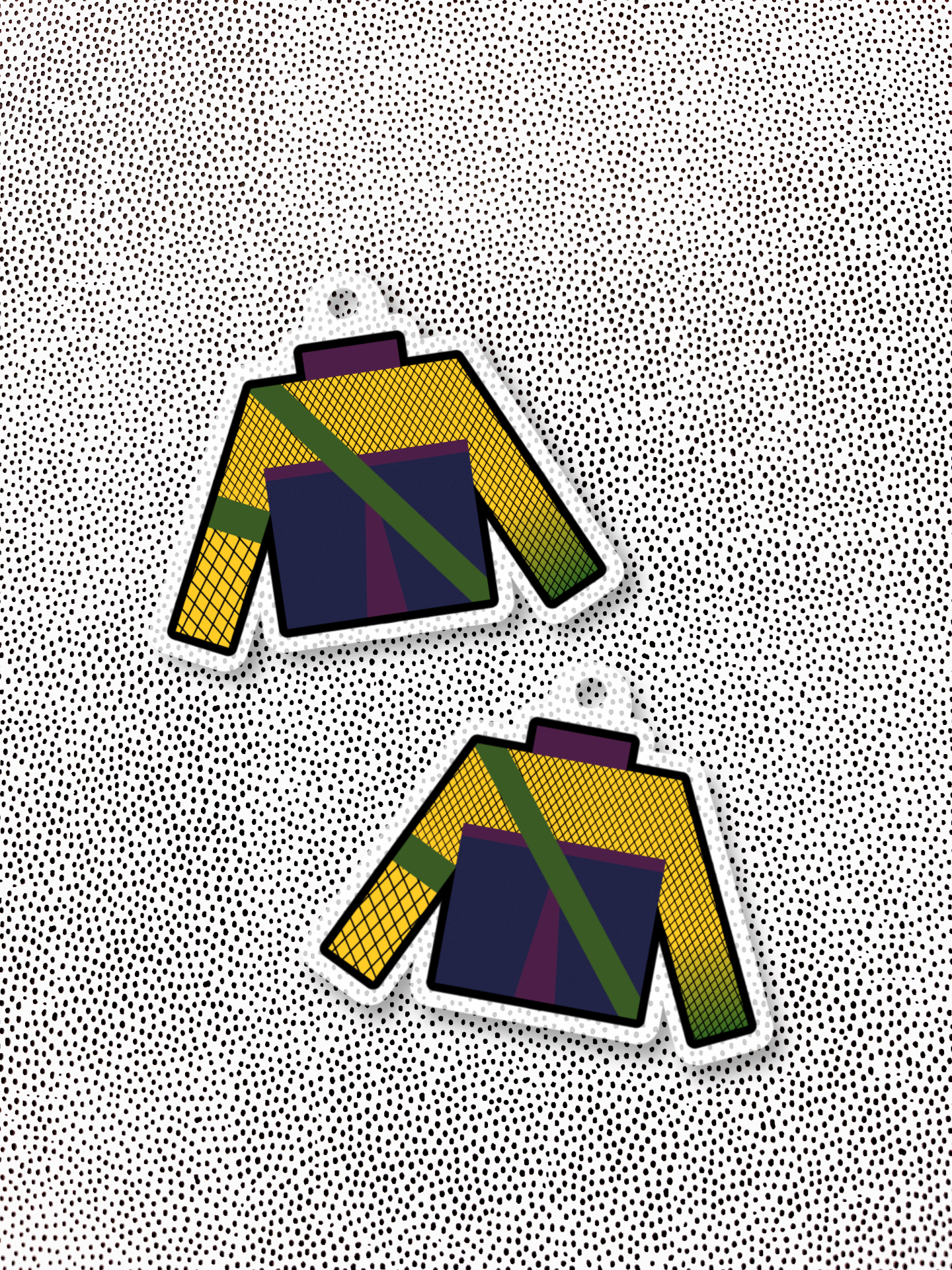 golden empire uniform keychain