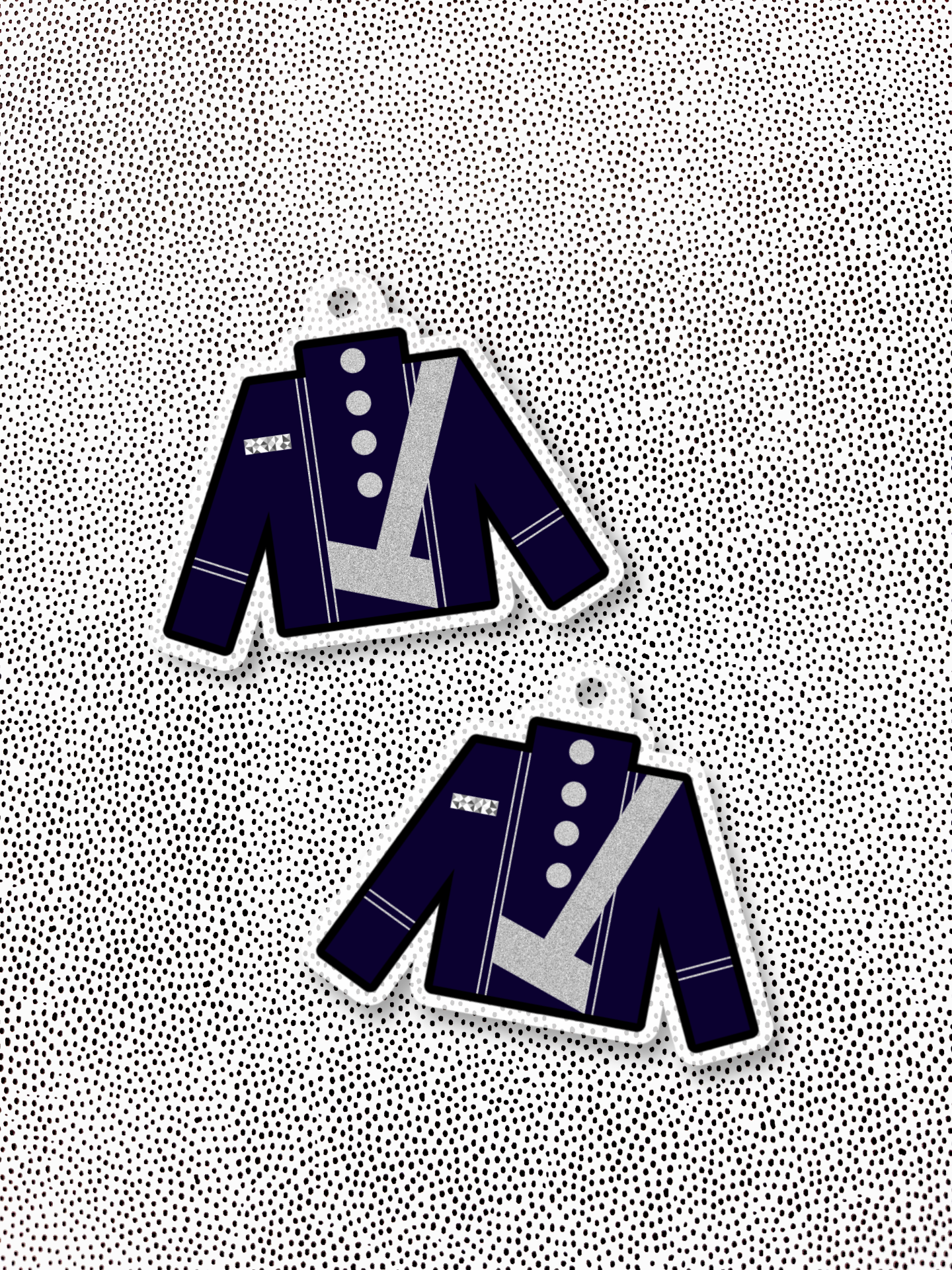 bluecoat uniform keychain