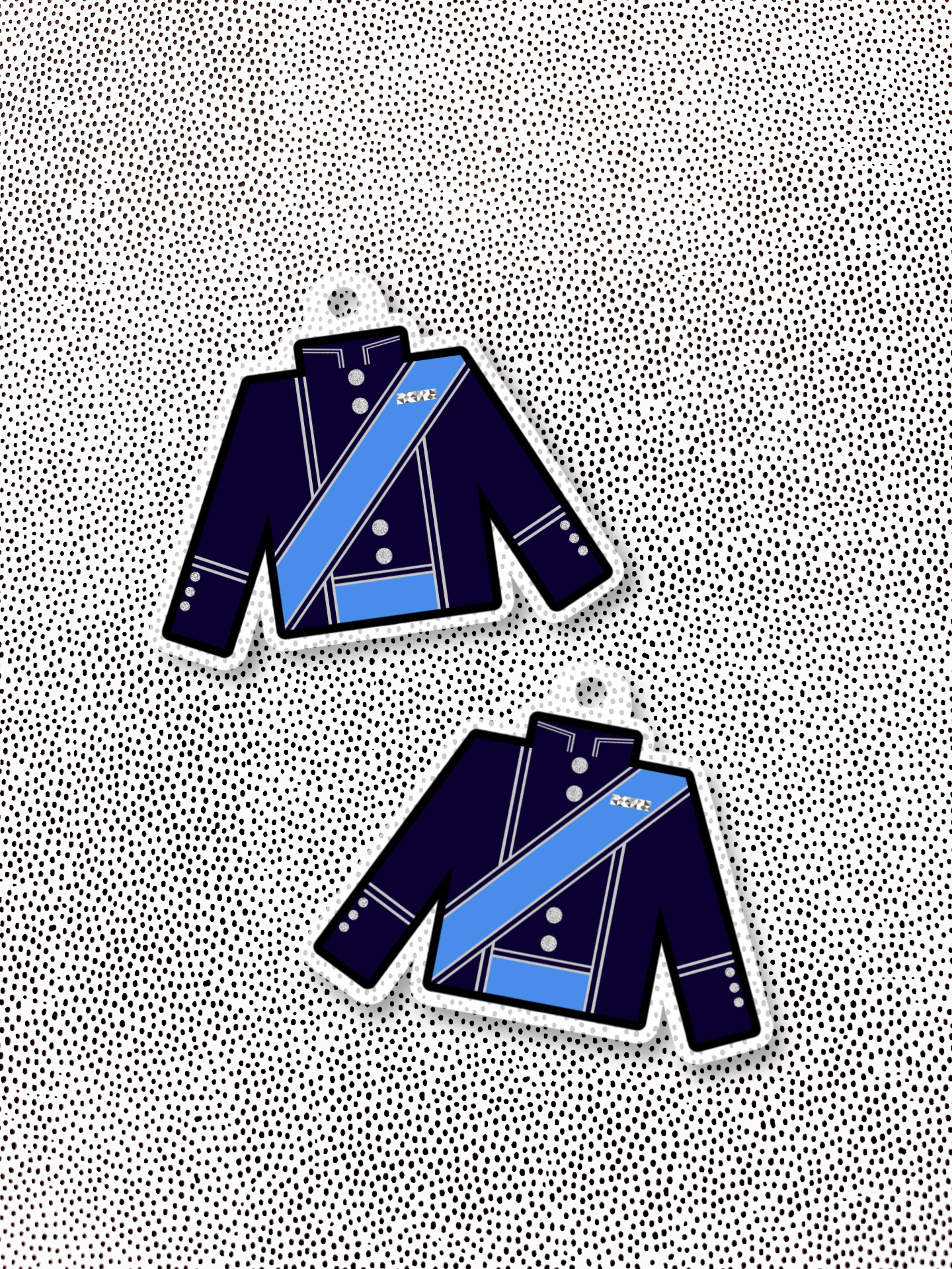 bluecoat uniform keychain