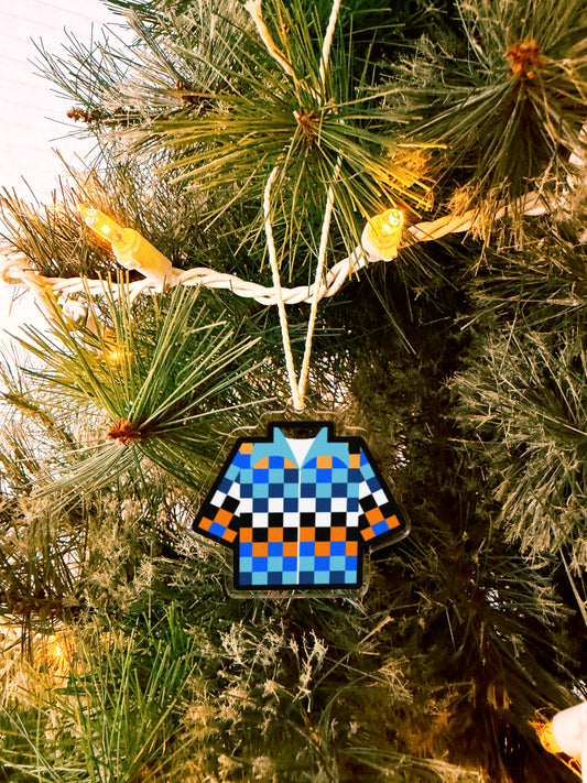 rhythm blue uniform ornament