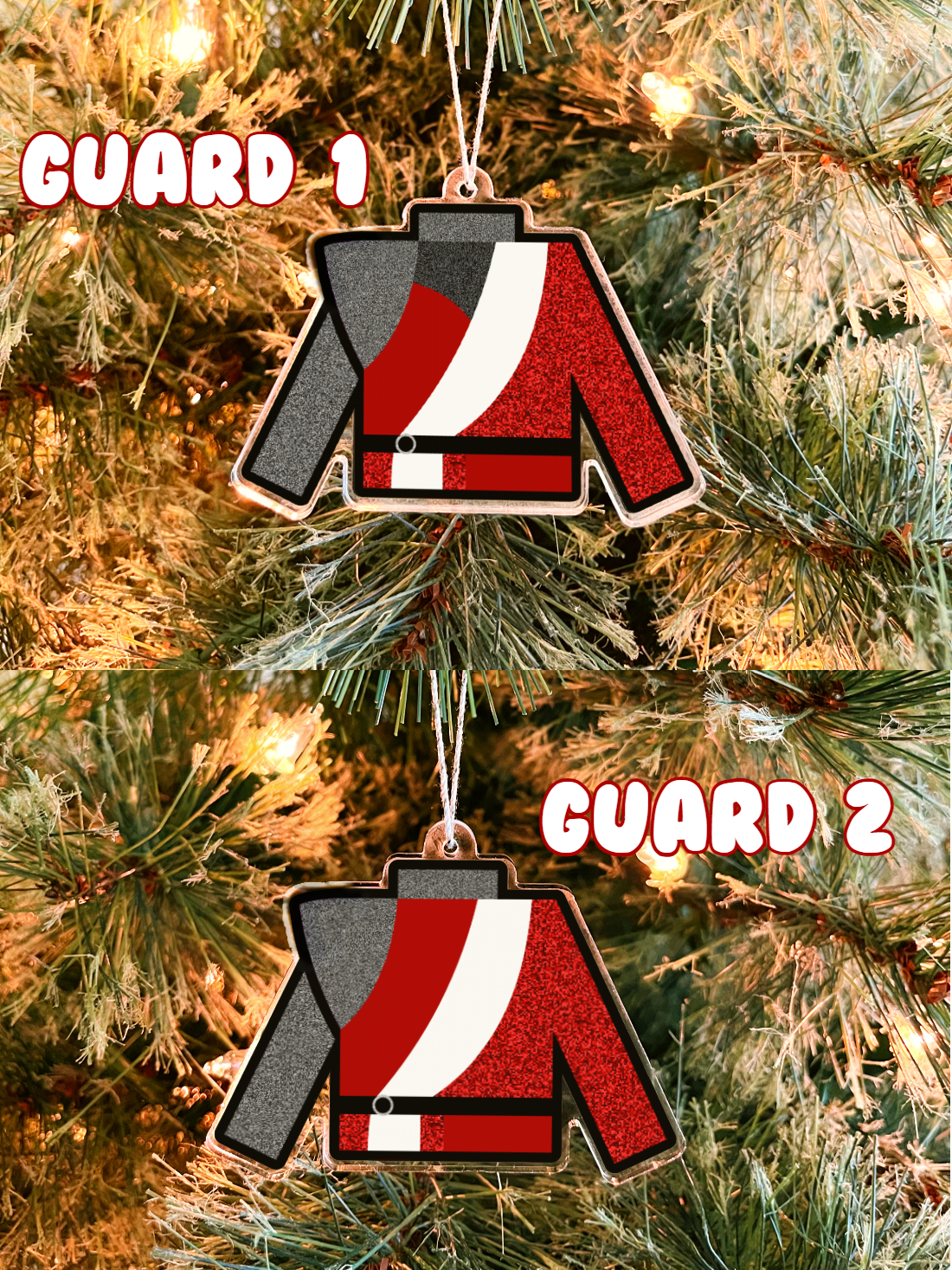 spartan holiday 2025 uniform ornament