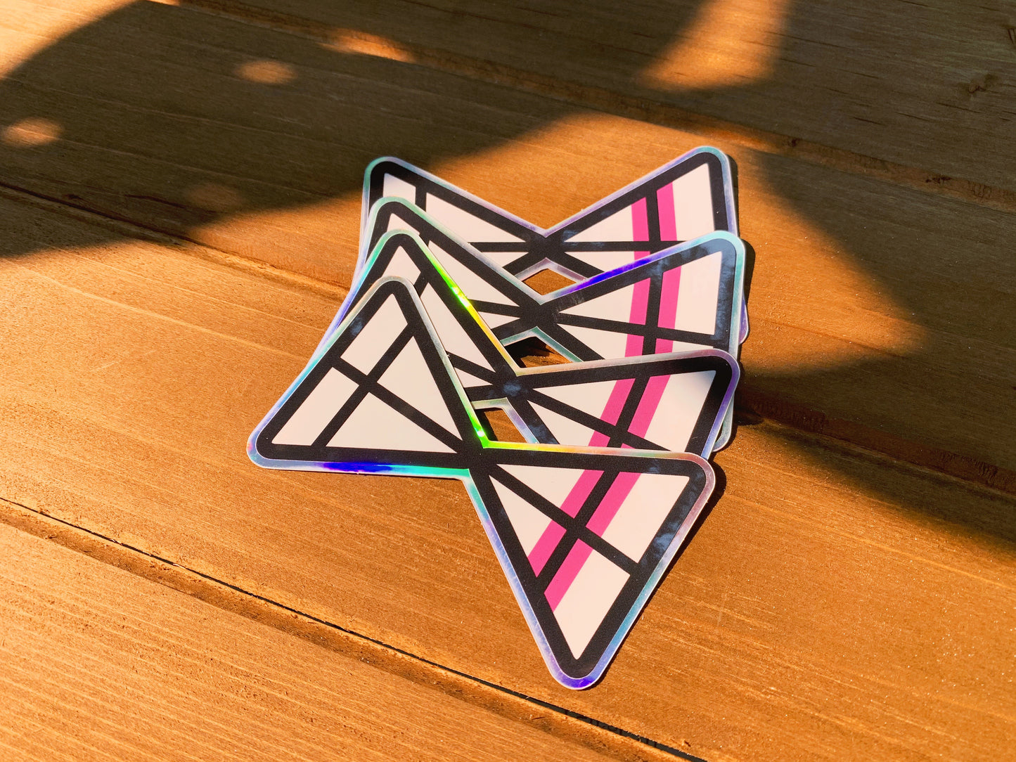 crown bow uniform sticker (holo)