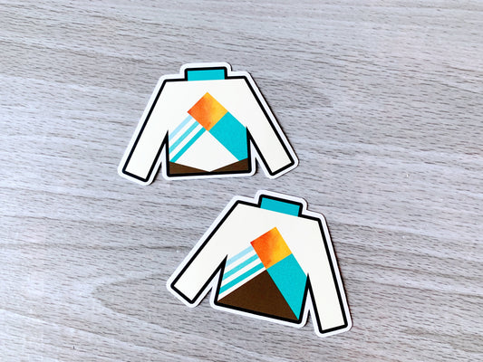 teal sound uniform sticker