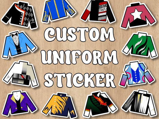 custom uniform sticker