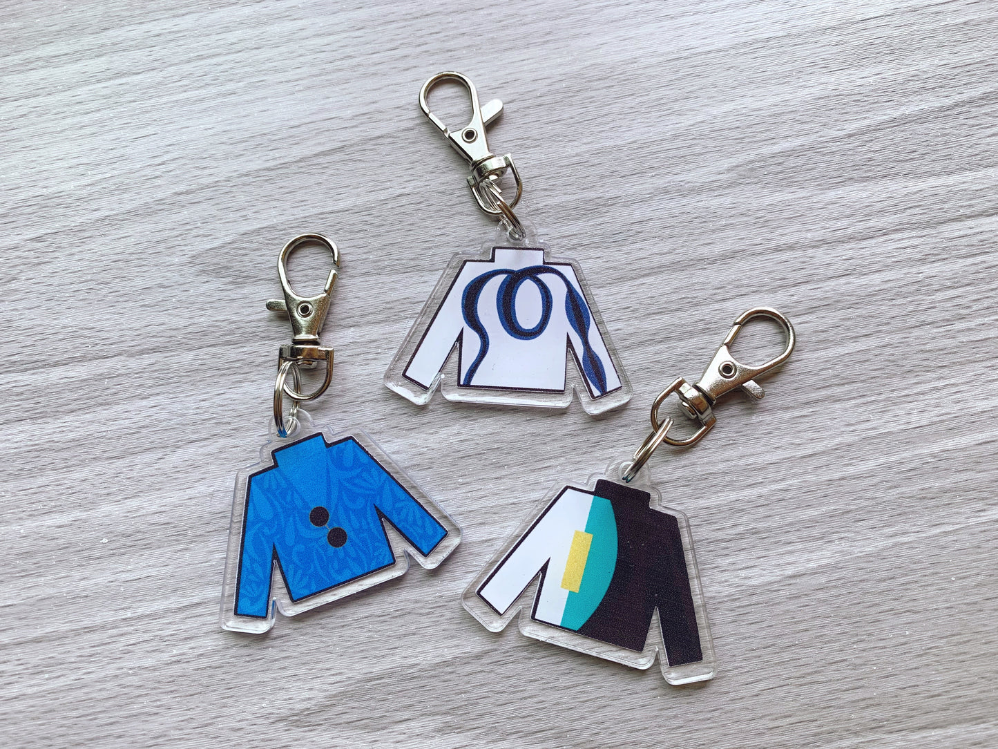 custom drum corps uniform keychain