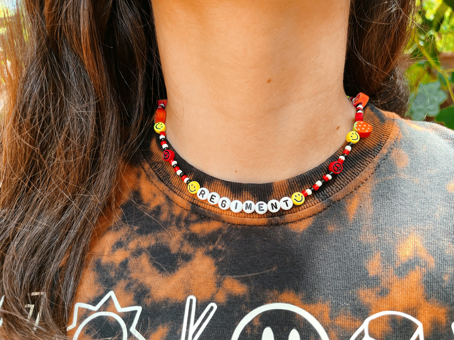 regiment beaded necklace