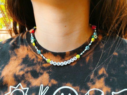 cascades beaded necklace