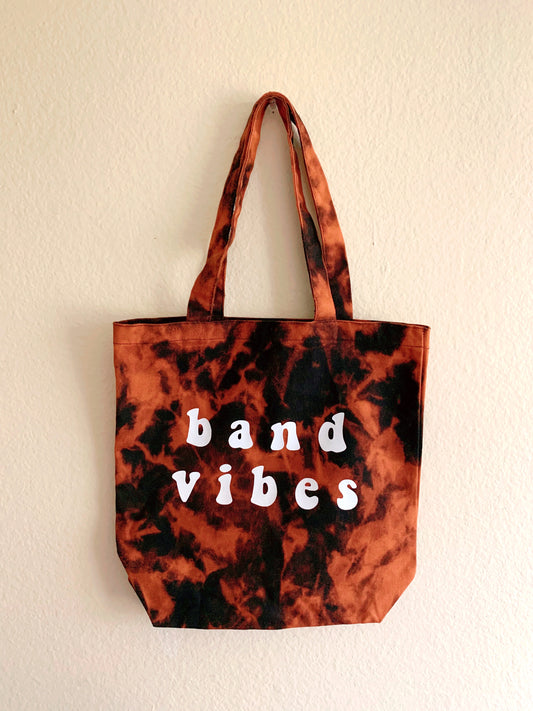 band vibes canvas bag