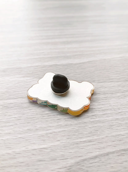band vibes acrylic pin