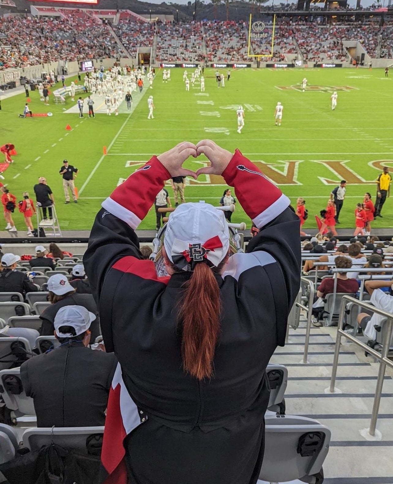 sdsu marching aztecs uniform bow/bow-tie