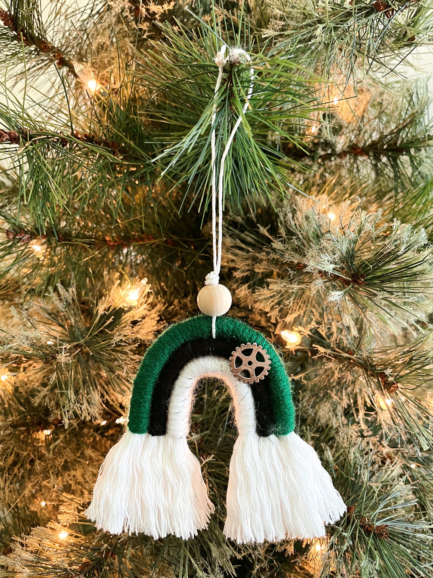 cavalier rainbow ornament