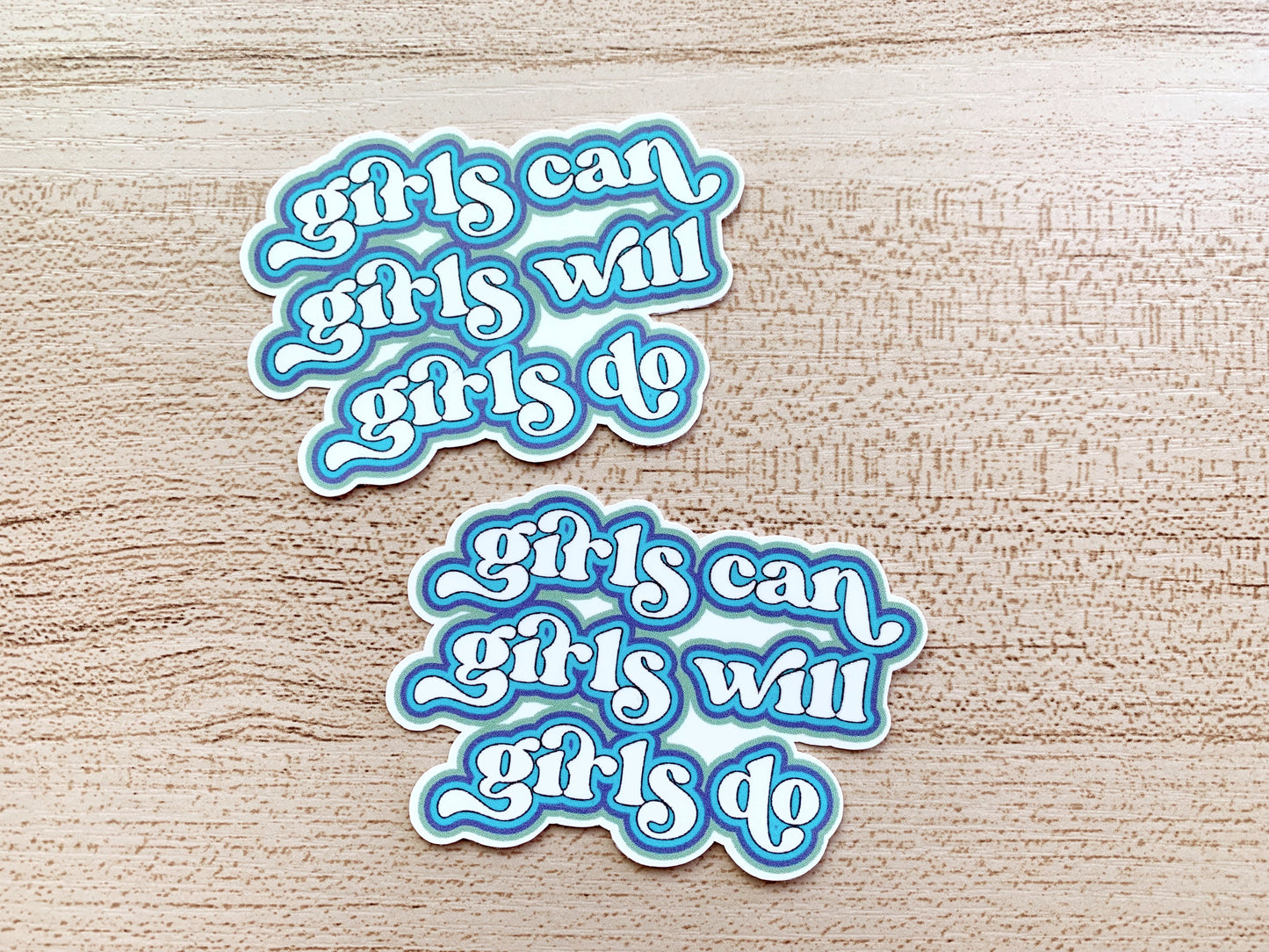 girls can sticker