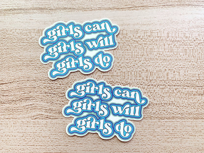 girls can sticker