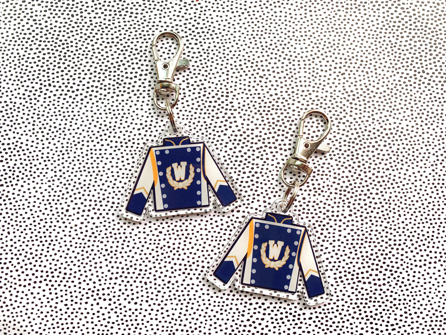 custom marching band uniform keychain