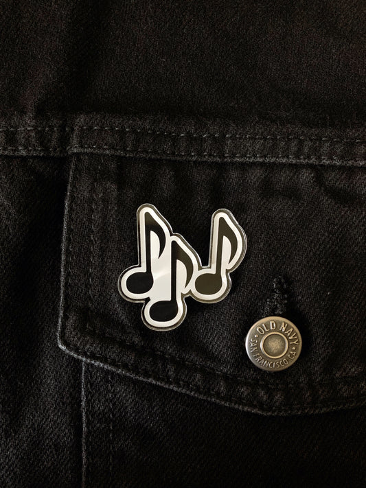 music note pin