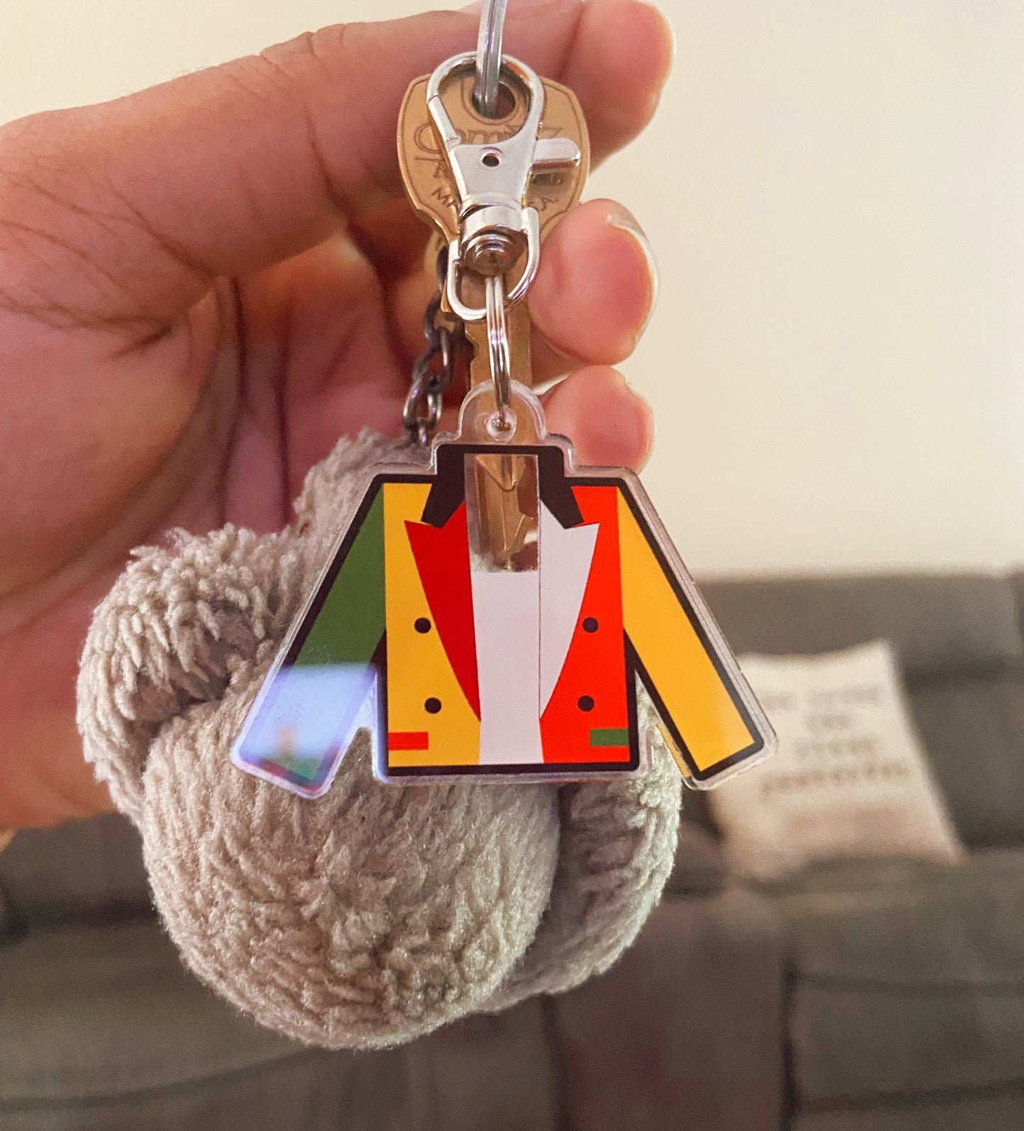 VLV jacket keychain