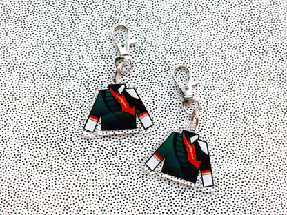 custom marching band uniform keychain